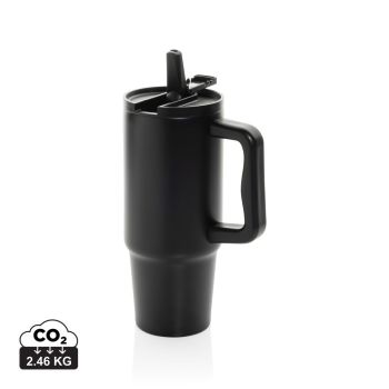 Embrace nepretekajúci tumbler z recykl. nerez. ocele 900ml čierna