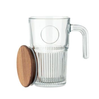VITRIO JAR Sklenice jako hrnek 450 ml Transparentní