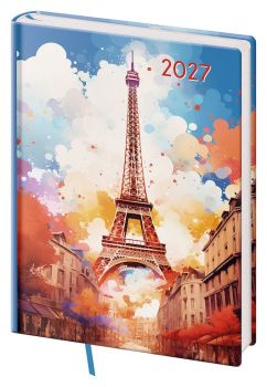 Týždenný diár B6 Vario Lyra Paris