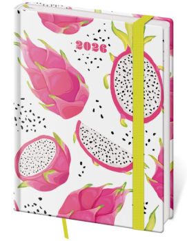 Týždenný diár B6 Vario Pitaya s gumičkou