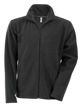 FALCO - FULL ZIP MICROFLEECE JACKET Dark Grey 5XL