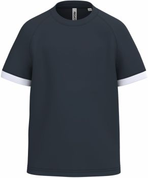 Kariban ProAct | Dětské kontrastní sportovní tričko navy/white 6/8