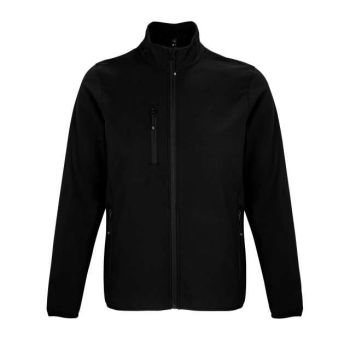SOL'S FALCON MEN - SOFTSHELL ZIP JACKET Black M