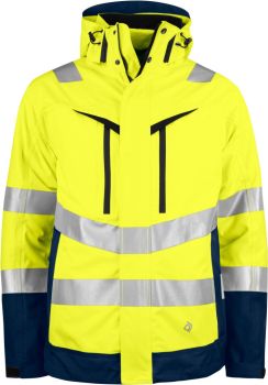 ProJob | 3-v-1 bezpečnostní bunda hi vis yellow/navy S
