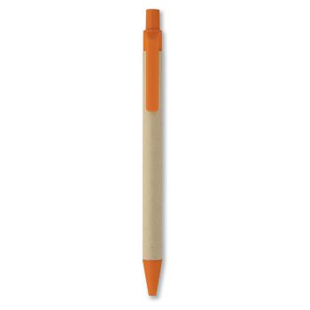 CARTOON EKO Kuličkové pero PLA papíru orange