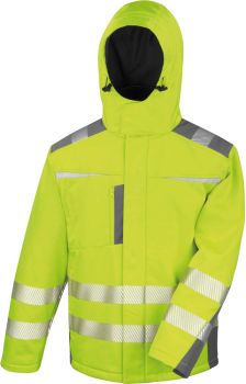 Result | Pracovní softshellová bunda "Dynamic" fluorescent yellow S