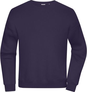 Daiber | Oversize mikina z bio bavlny deep purple 3XL