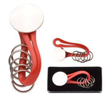 Knot keyring red