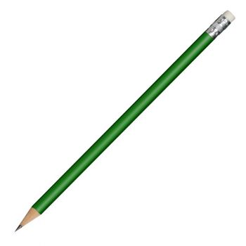 WOODEN METALLIC tužka,  zelená