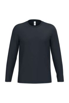 IDEAL190 UNISEX LSL TUBULAR T-SHIRT Ideal Navy M