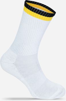 Mr. Socks | Tenisové ponožky "Two Tone" white/black/yellow 37-41