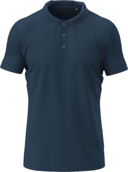 Stedman | Pánské elastické piqué polo z těžké bavlny navy blue L