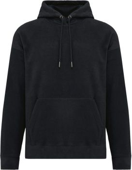 Kariban | Unisex oversize mikrofleecová mikina s kapucí black M