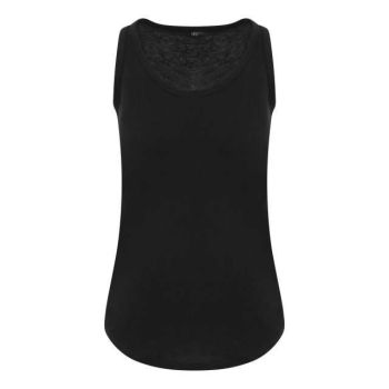 WOMEN'S TRI-BLEND VEST Solid Black 2XL