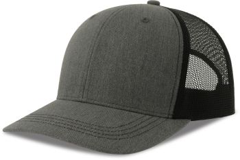 Atlantis | 6 panelová Trucker kšiltovka grey melange/black onesize