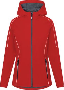 Promodoro | Dámská lehká 2-vrstvá softshellová bunda fire red XXL