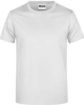 James & Nicholson | Pánské tričko z těžké bavlny white L