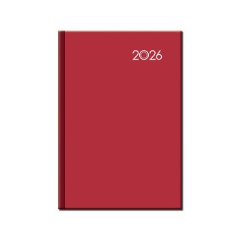 Týždenný diár A5 FALCON červený 2026
