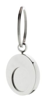Cromo prívesok na kľúče do nákupného vozíka silver