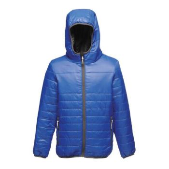 KIDS' STORMFORCE - THERMAL HOODED JACKET Royal Blue 9/10