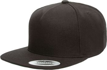 Flexfit | 5 panelová Snapback kšiltovka "Premium" black onesize