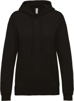LADIES’ HOODED SWEATSHIRT Black M