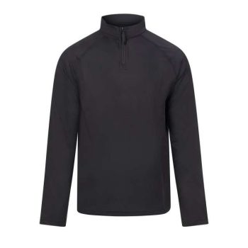 LIGHTWEIGHT ACTIVE 1/4 ZIP Jet Black L