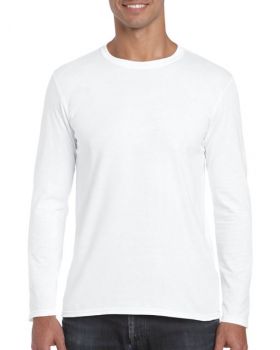 SOFTSTYLE® ADULT LONG SLEEVE T-SHIRT White M