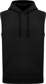 Kariban ProAct | Unisex mikina s kapucí bez rukávů black M