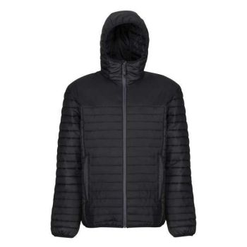 HONESTLY MADE RECYCLED THERMAL HOODED JACKET Navy L