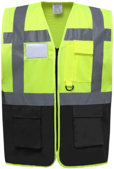 Yoko | Hi-Vis multifunkční vesta hi vis yellow/black L