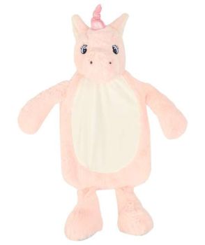 UNICORN 2 LTR HOT WATER BOTTLE COVER Pink U
