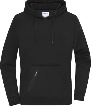 Daiber | Dámská interlock mikina s kapucí black XL