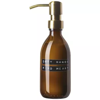 Wellmark Soft Hands dávkovač mléka na ruce o objemu 250 ml Žíhaná jantarová