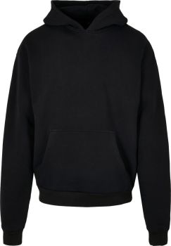Build your Brand | Mikina s kapucí z těžké bavlny black L
