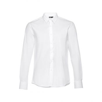 THC PARIS WH. Pánska popelínová košeľa Biela XL