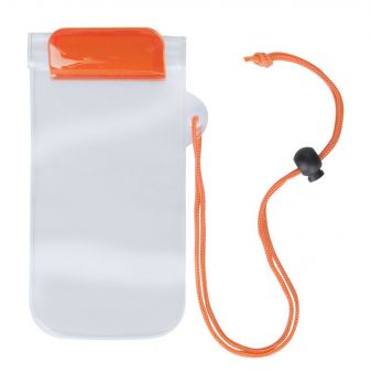 Waterpro vodeodolný obal na mobil orange , transparent