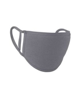 2 PLY FACE COVERING - 1 UNIT-&gt;5 PCS Heather Grey U