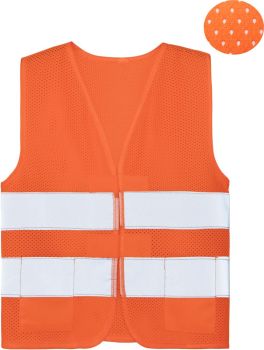 Korntex | Dětská síťovaná bezpečnostní vesta orange XS