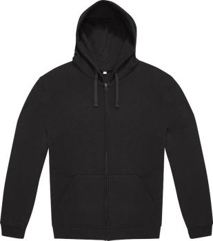 B&C | Unisex mikina s kapucí black XS