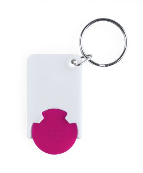 Zabax prívesok na kľúče so žetónom pink