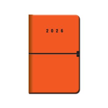 Týždenný diár A5 CAPRI oranžový 2026