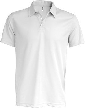 Kariban ProAct | Pánské polo CoolPlus® white M