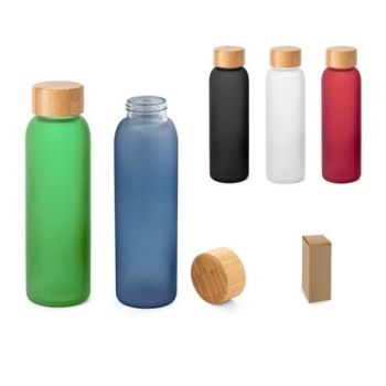 LILLARD GLASS. 520 ml fľaša z matného skla Biela