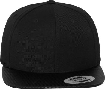 Flexfit | 6 panelová Snapback kšiltovka "Carbon" black/carbon onesize