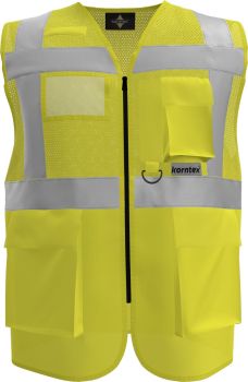 Korntex | Hi-Vis multifunkční vesta hi vis yellow XL