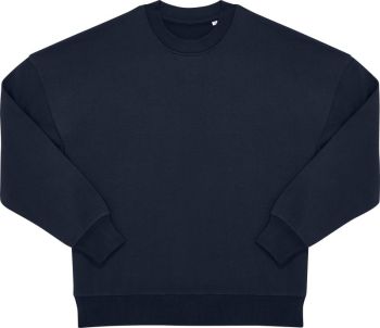 B&C | Těžká oversize unisex mikina navy L