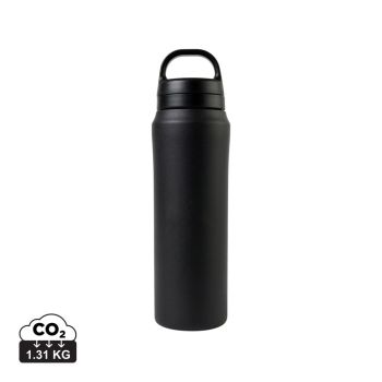 Fľaša na vodu Aviana™ Rowan 470 ml z RCS čierna