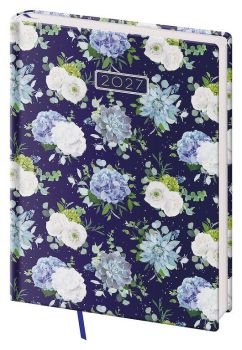 Týždenný diár B6 Vario Lyra Floral