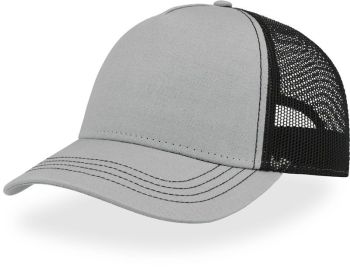 Atlantis | 5 panelová Trucker kšiltovka grey/black onesize